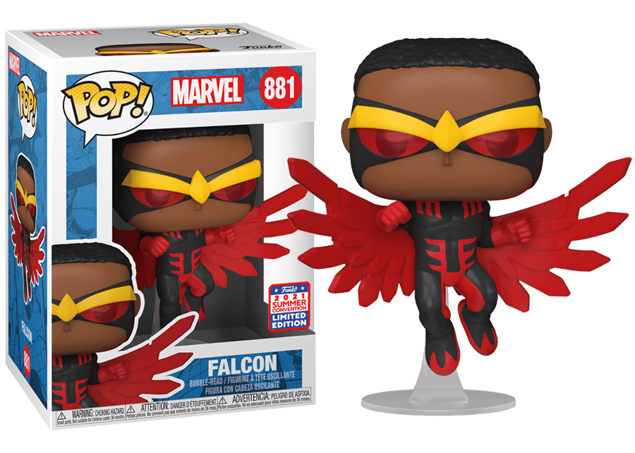Falcon #881 Funko 2021 Summer Convention Limited Edition Funko Pop! Heroes Marvel Falcon