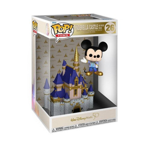 Cinderella Castle And Mickey Mouse #26 Funko Pop! Town Walt Disney World 50 Years