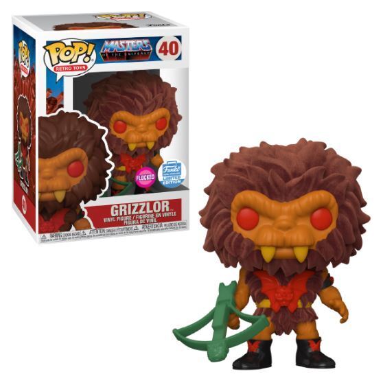 Grizzlor #04 Flocked Funko Limited Edition Funko Pop! Retro Toys Masters Of The Universe