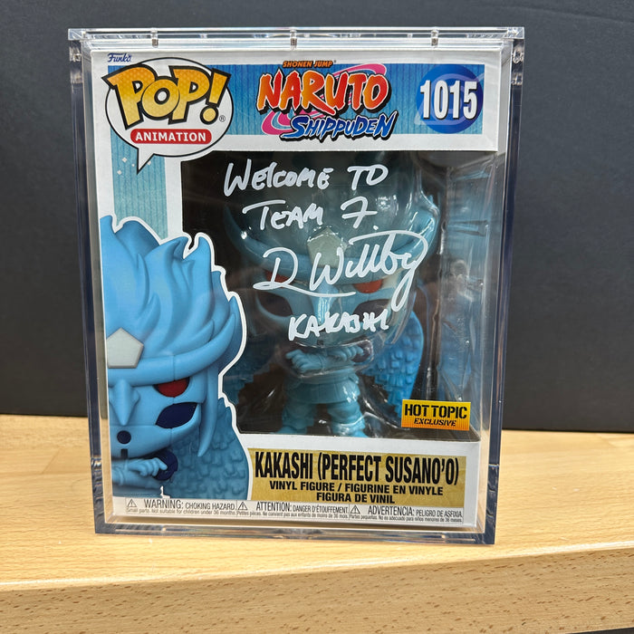 ***Signed by Dave Wittenberg*** Kakashi Susano'o #1015 Hot Topic Exclusive Funko Pop! Animation Naruto Shippuden