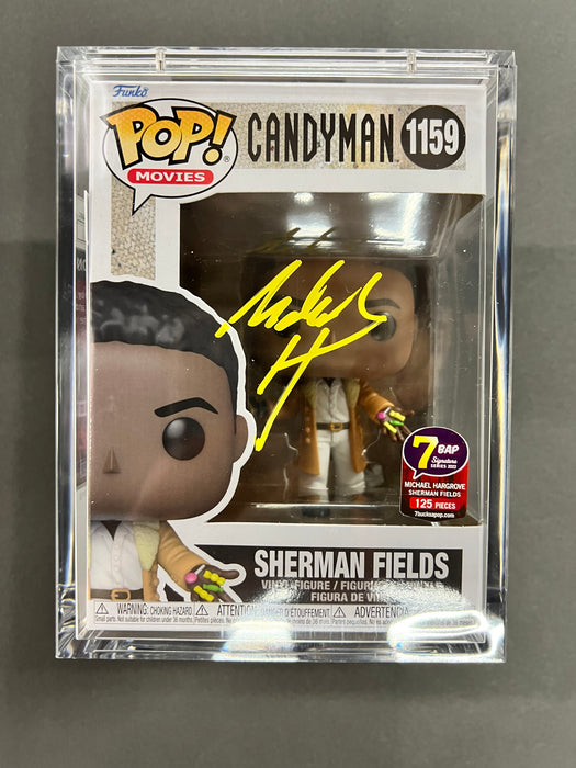 ***Signed***Sherman Fields #1159 7Bap Signature Series 2022 (125 Pieces) Funko Pop! Movies CandyMan