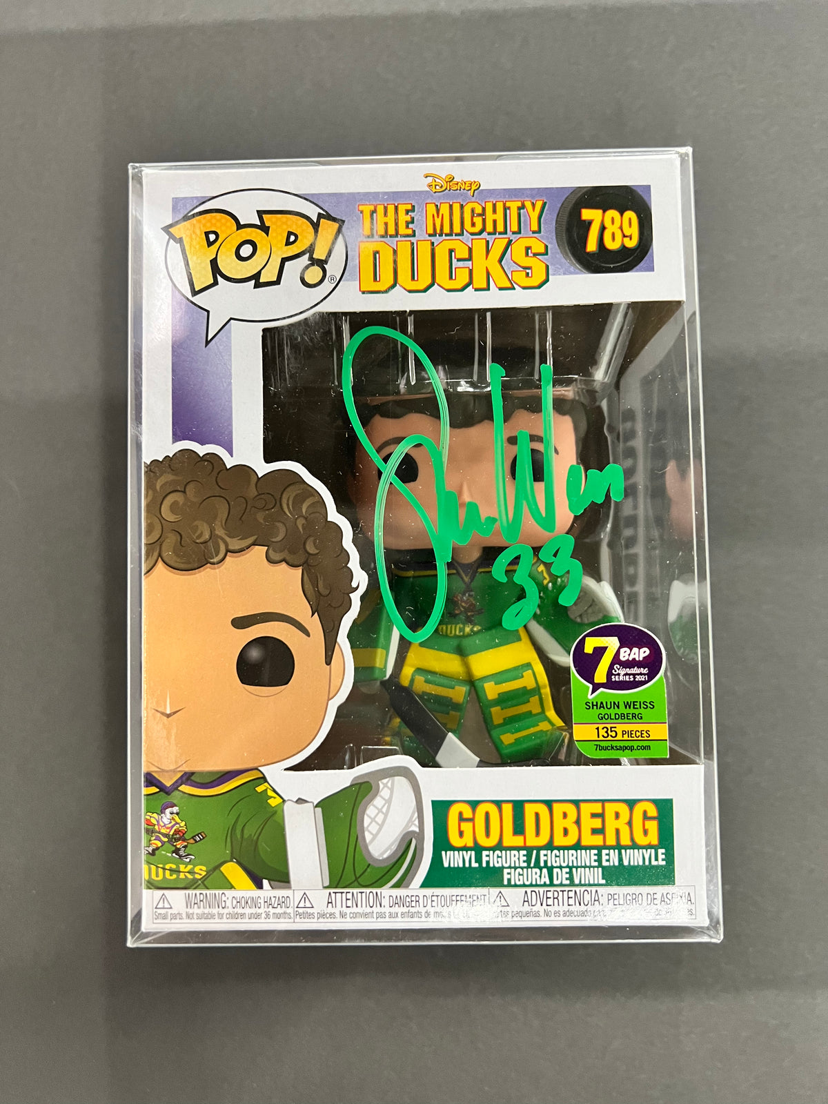 Funko POP Disney The Mighty Ducks - Goldberg (green)
