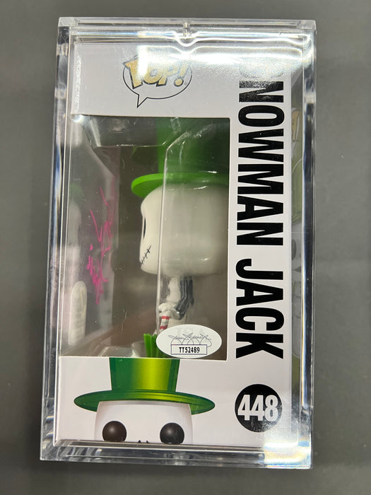 ***Signed*** Snowman Jack #448 7Bap 2022 Signature Series 65 Pieces Funko Pop! Disney The Nightmare Before Christmas