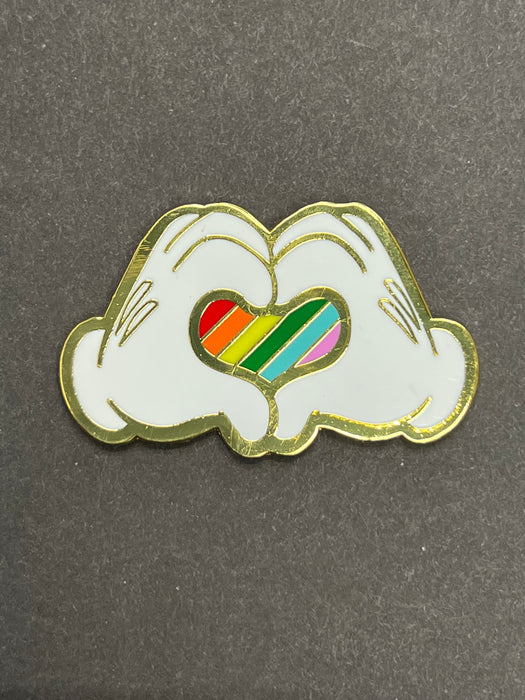 Mickey Mouse Pride Heart Disney Parks Pin