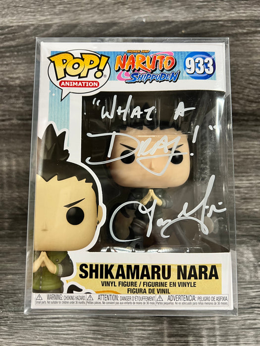 ***Signed*** Shikamaru Nara #933 Funko Pop! Animation Naruto Shippuden