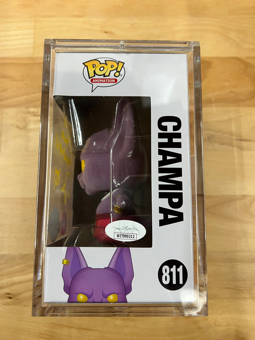 ***Signed*** Champa (Flocked) #811 Hot Topic Exclusive Funko Pop! Animation DragonBall Super