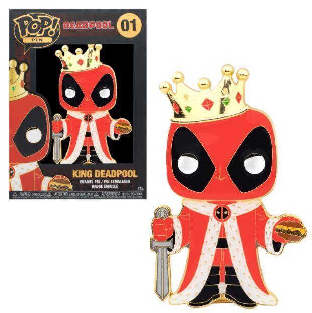 King Deadpool #01 Funko Pop! Pin Deadpool
