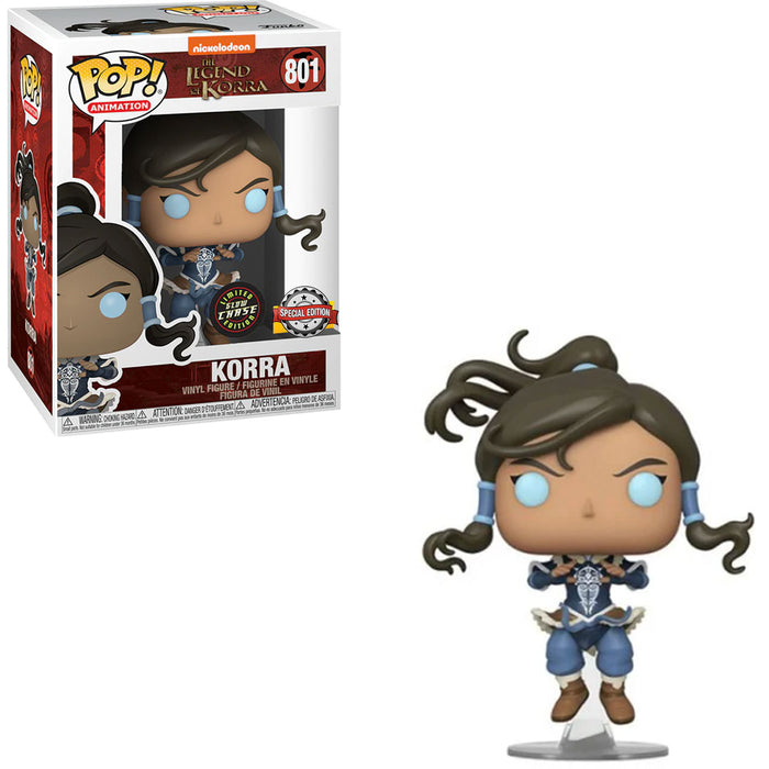 Korra (Avatar State) Special Edition Sticker #801 Limited Edition Glow Chase Funko Pop! Animation The Legend Of Korra