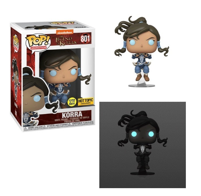 Korra #801 Hot Topic Exclusive limited edition glow chase funko pop! animation the legend of korra