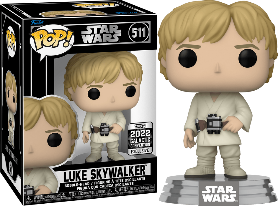 Luke Skywalker #511 2022 Galactic Convention Exclusive Funko Pop! Star Wars