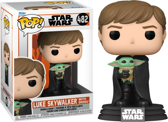 Luke Skywalker With Grogu #482 Funko Pop! Star Wars The Mandalorian