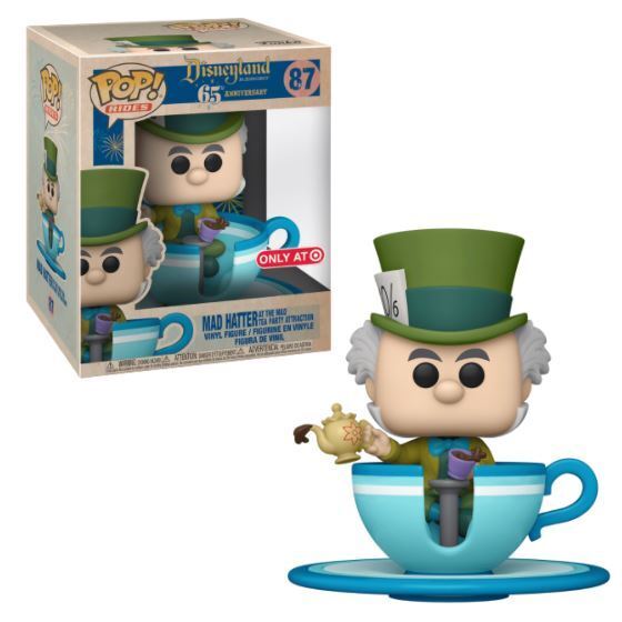 Mad Hatter At The Mad Tea Party Attraction #87 Funko Pop! Rides Disneyland Resort 65th Anniversary