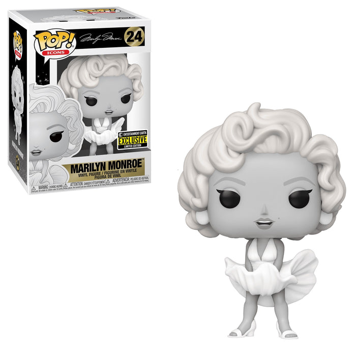 Marilyn Monroe (Black & White) #24 Entertainment Earth Exclusive Limited Edition Funko Pop! Icons Marilyn Monroe