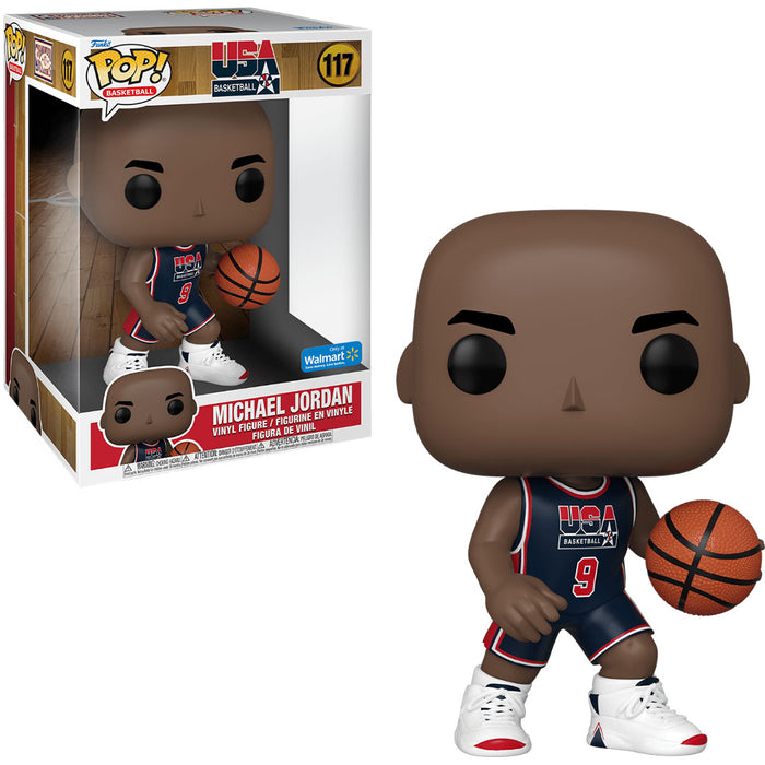Michael Jordan #117 10-Inch Only At Walmart Funko Pop! Basketball NBA USA Basketball