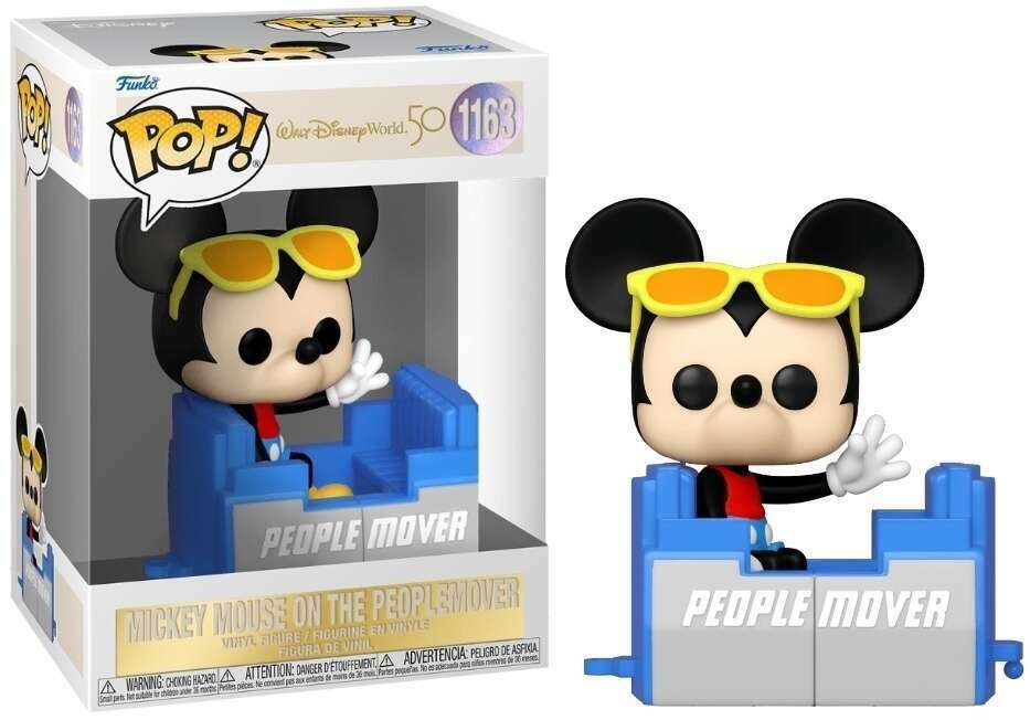 Mickey On The People Mover #1163  Funko Exclusive Funko Pop! Disney Walt Disney World 50