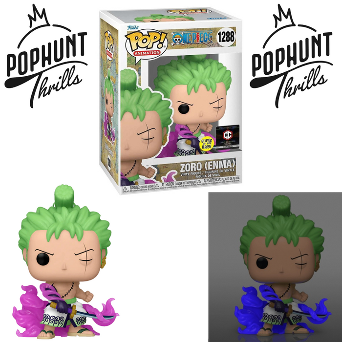 Zoro (Enma) #1288 Glow In The Dark Chalice Collectibles Exclusive Funko Pop! Animation One Piece
