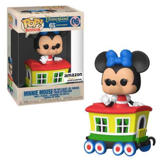 Minnie Mouse On The Casey Jr. Circus Train Attraction #06 Amazon Exclusive Funko Pop! Trains Disneyland Resort 65th Anniversary