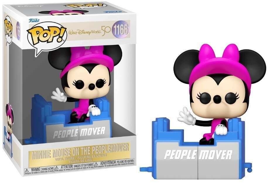 Minnie On The People Mover #1166  Funko Exclusive Funko Pop! Disney Walt Disney World 50