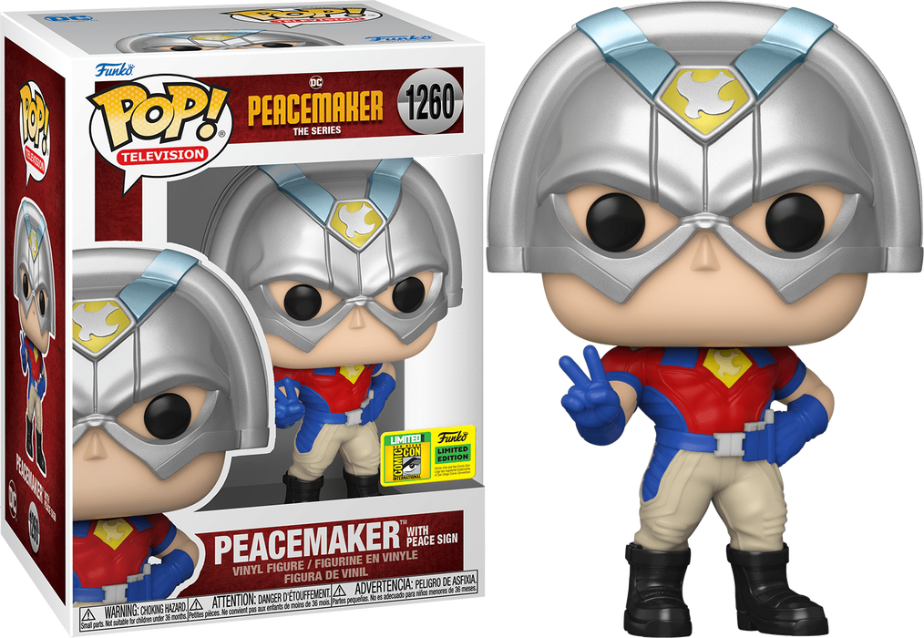Peacemaker #1260 2022 San Diego Comic Con Limited Edition Funko Pop! Television DC Peacemaker The Series