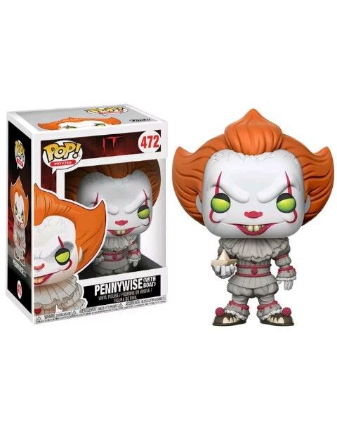Pennywise With Boat (Yellow Eyes) #472 Funko Pop! Movies IT