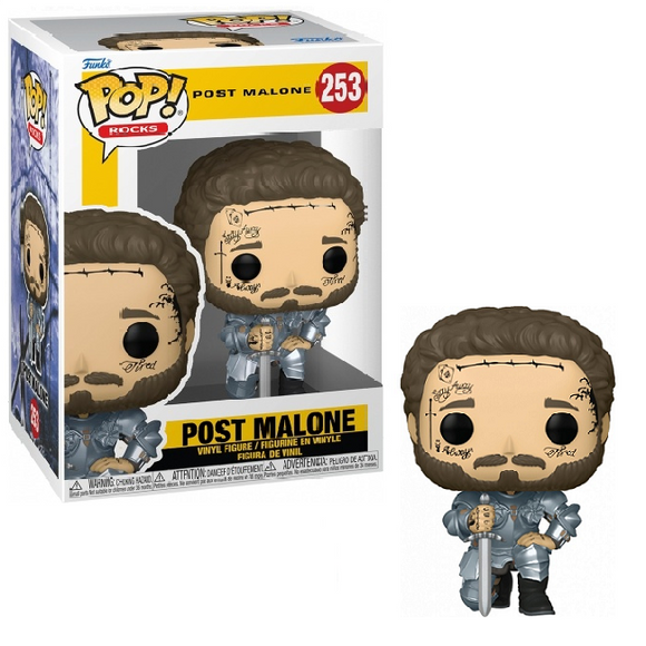 Post Malone (Knight) #253 Funko Pop! Rocks Post Malone