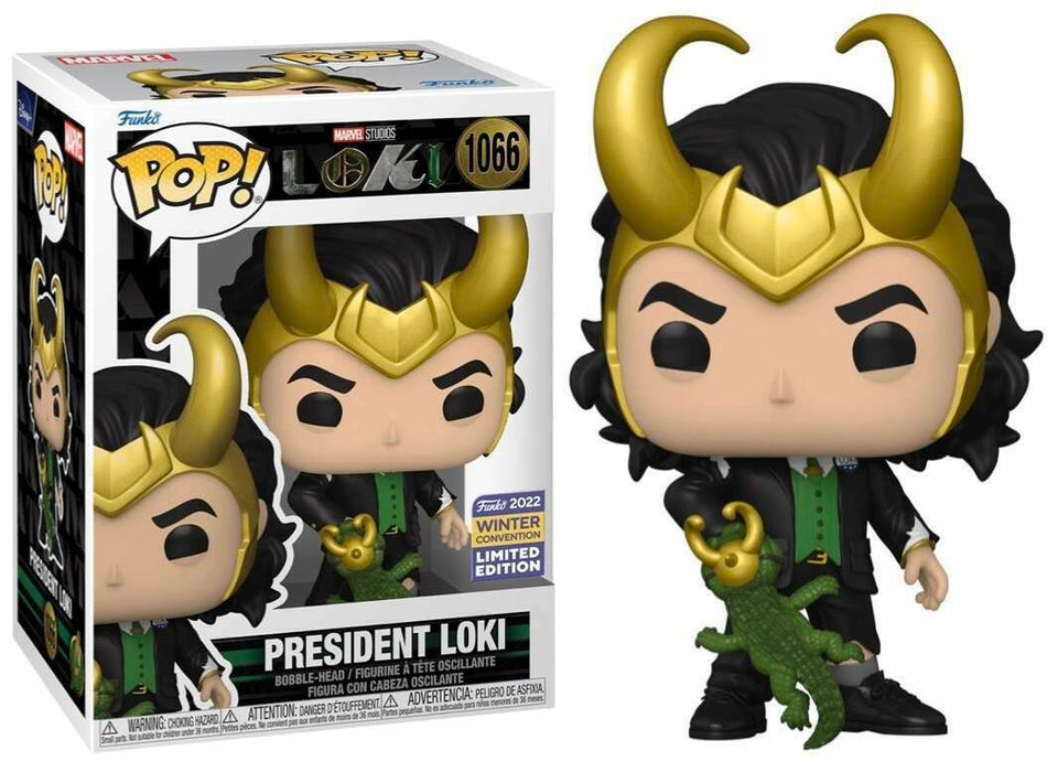 President Loki #1066 2022 Winter Convention Limited Edition Funko Pop! Marvel Studios Loki