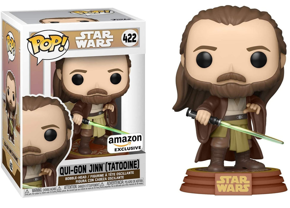 Qui Gon Jinn (Tatooine) #422 Amazon Exclusive Funko Pop! Star Wars
