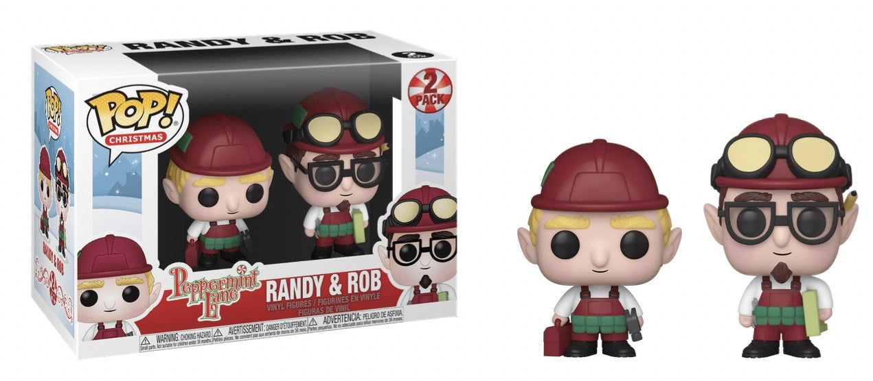 Randy & Rob 2-Pack  Funko Pop! Christmas Peppermint Lane