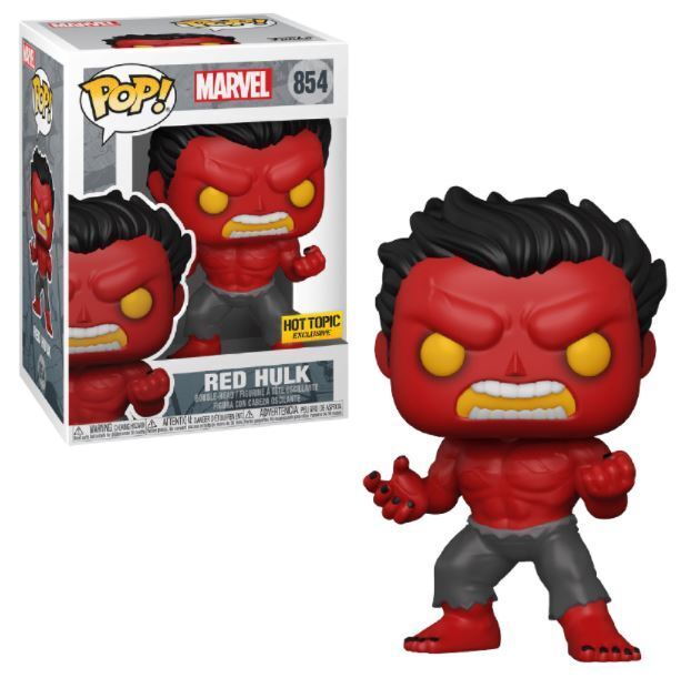 Red Hulk #854 Hot Topic Exclusive Funko Pop! Marvel