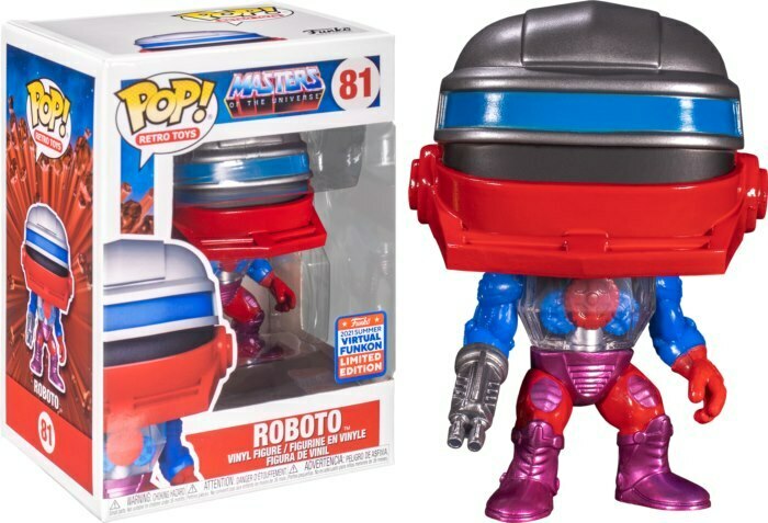 Roboto #81 2021 Summer Virtual Funkon Limited Edition Funko Pop! Retro Toys Masters of the Universe