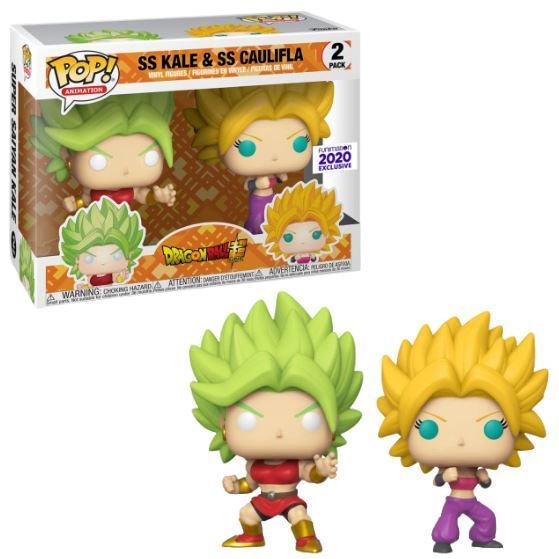 SS Kale & SS Caulifla (2-Pack) 2020 Funimation Exclusive Funko Pop! Animation DragonBall Super
