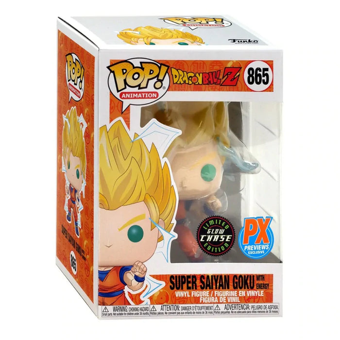 Super Saiyan 2 Goku With Energy #865 (Limited Edition Chase) PX Previews Exclusive Funko Pop! Animation DragonBall Z