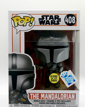The Mandalorian #408 Glow In The Dark Funko Insider Club Funko Pop! Star Wars The Mandalorian