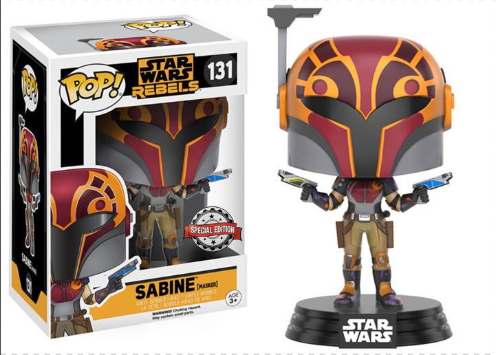 Sabine (Masked) #131 Special Edition Sticker Funko Pop! Star Wars Rebels