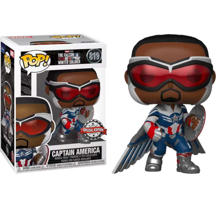 Funko pop captain 2024 america bobble head