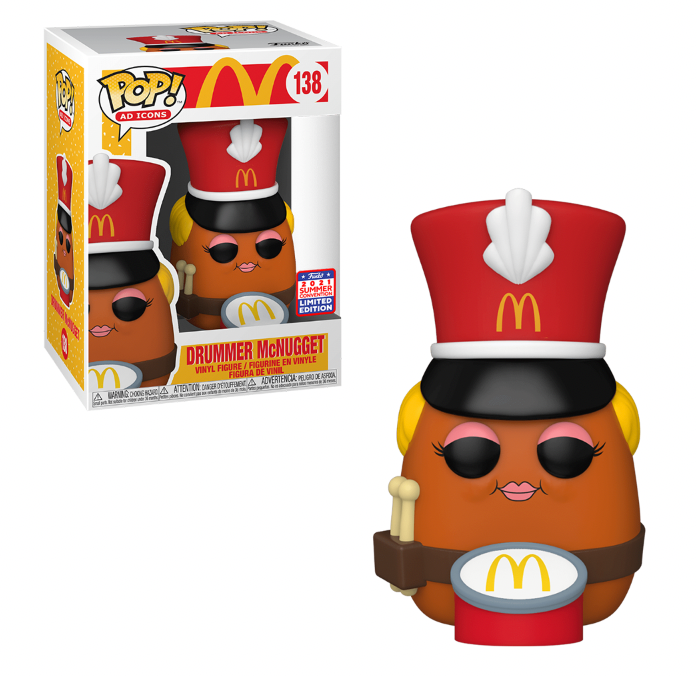 Drummer Mcnugget #138 Funko 2021 Summer Convention Limited Edition Funko Pop! Ad Icons McDonald's