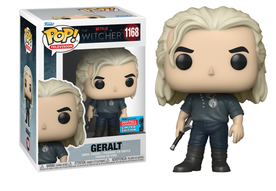 Geralt #1168 2021 Fall Convention Limited Edition Funko Pop! Televisio — Pop  Hunt Thrills