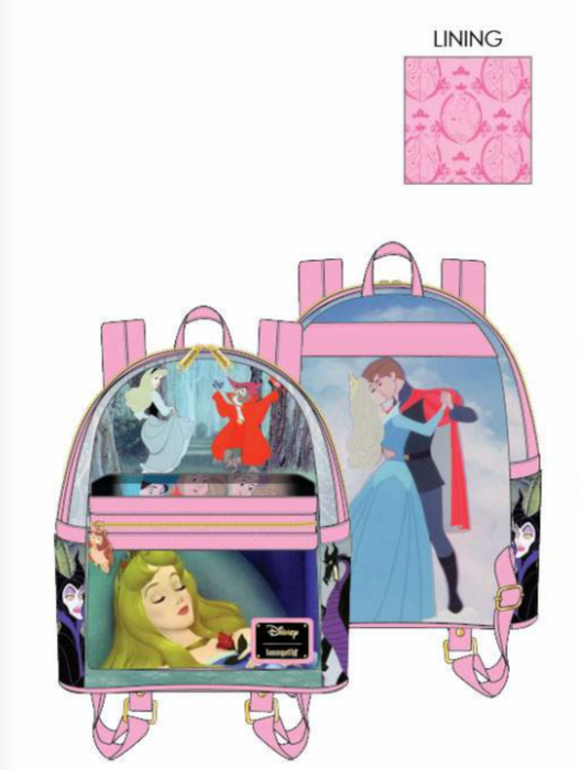 Loungefly, Bags, Loungefly Disney Sleeping Beauty Aurora Mini Backpack