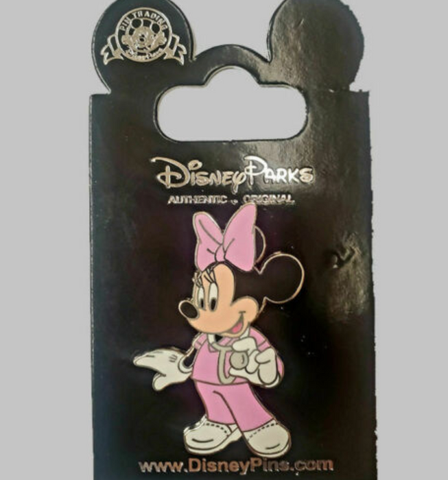 Minnie Mouse Pink Nurse Disney Parks Pin