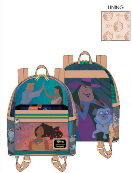Backpack Aladdin Jasmine Princess Scenes from Loungefly