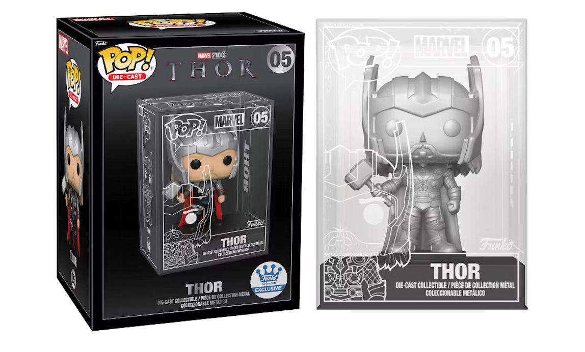 Thor Die-Cast #05 Funko Exclusive Limited Edition Chase Funko Pop! Games Marvel Thor