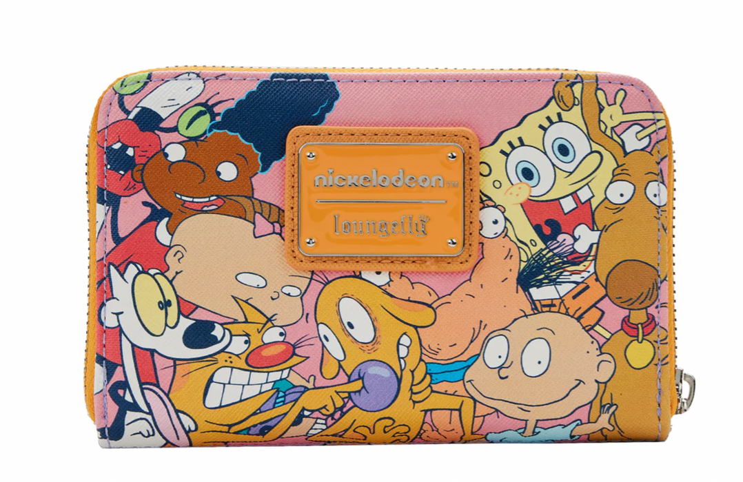 Loungefly Nickelodeon Nick 90s Zip Around Wallet