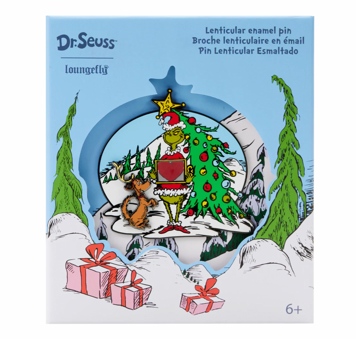 Loungefly Dr. Seuss' How the Grinch Stole Christmas! Lenticular Pin