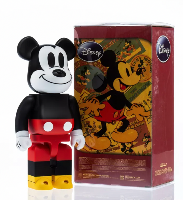 Mickey Mouse 400% Bearbrick Toy Figure Disney