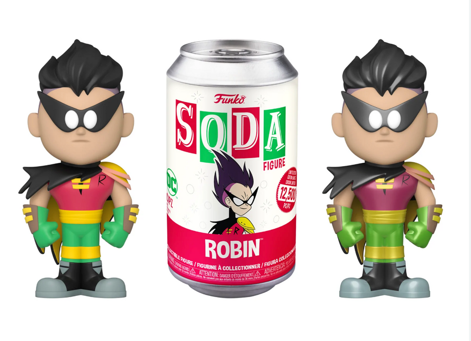 Robin Vinyl Figure (Chance of Chase) Funko Soda! Teen Titans Go!