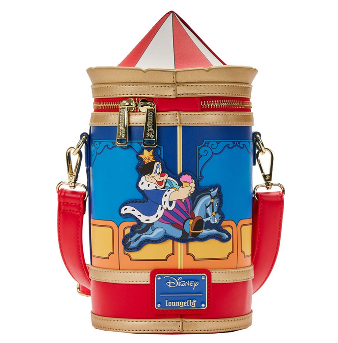 Loungefly Disney Brave Little Tailor Mickey and Minnie Mouse Carousel Crossbody Bag