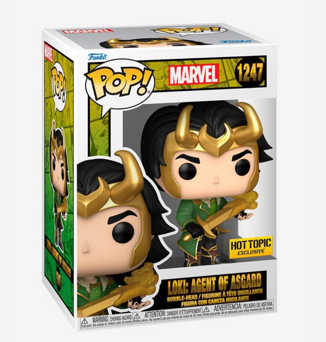 Loki: Agent Of Asgard #1247 Hot Topic Funko Pop! Marvel Loki
