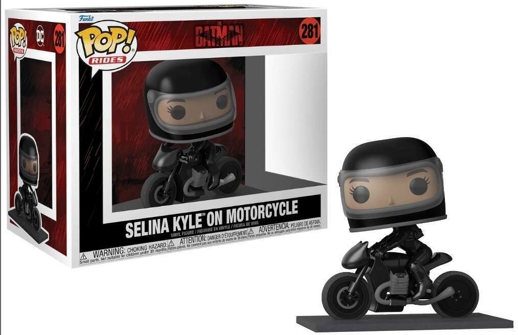 Selina Kyle On Motorcycle #281 Funko Pop! Rides The Batman