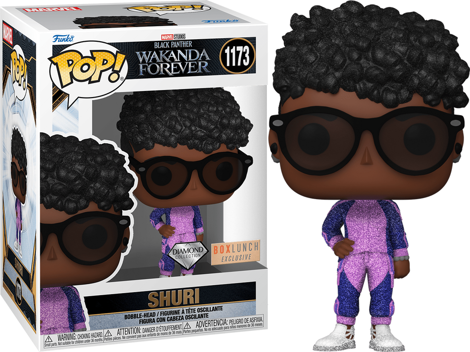 Shuri #1173 BoxLunch Exclusive Diamond Collection Funko Pop! Marvel Black Panther Wakanda Forever
