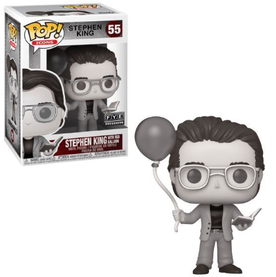 Stephen King With Red Balloon #55 Funko Pop! Icons Stephen King
